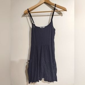 Ambiance apparel little black dress/blouse with pockets